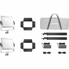 Sada dvou LED Bi-color panelů Godox Litemons LP1200Bi s příslušenstvím , LP1200Bi-KIT2