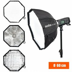 Softbox octa 60cm , Godox AD-S60S pro AD400/AD300, Godox mount