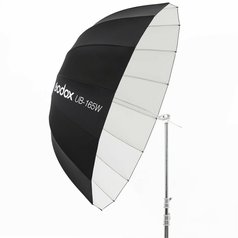 Hluboký bílý parabolický deštník Godox UB-165W (165cm)
