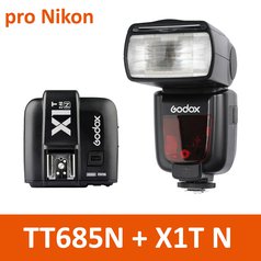 Externí blesk Godox TT685 pro Nikon s řídící jednotkou, TTL , HSS
