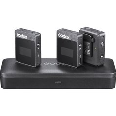 Sada bezdrátových mikrofonů Godox MoveLink II M2, 1x přijímač a 2x vysílač , 3,5mm