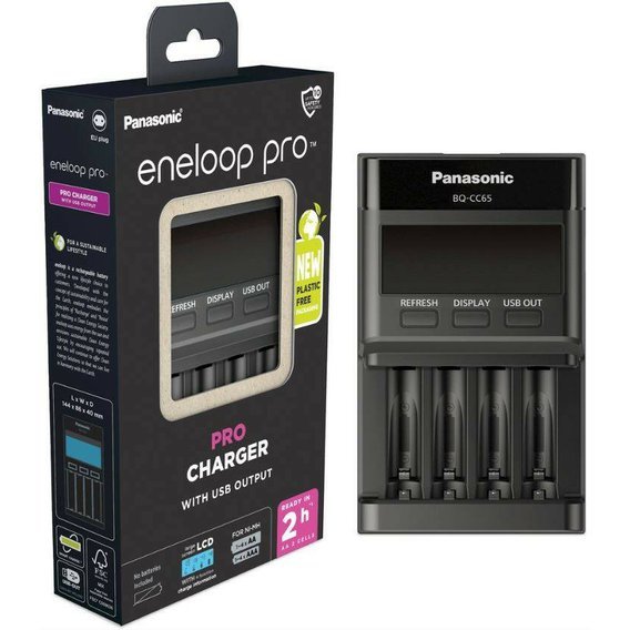 Nabíječka Panasonic BQ-CC65E PRO Charger pro baterie Eneloop AA a AAA